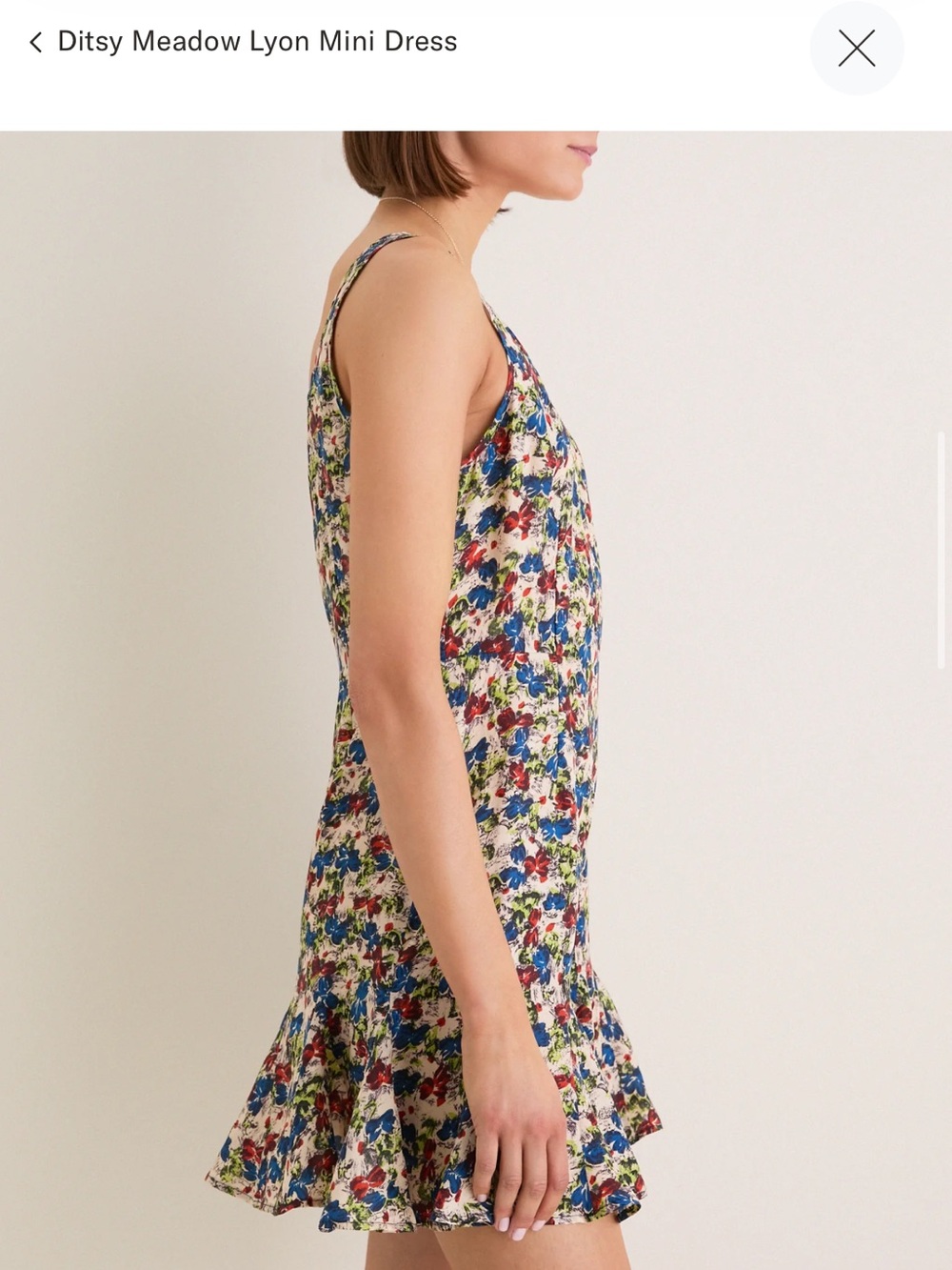 TUCKERNUCK Ditsy Meadow Lyon Mini Dress, xs